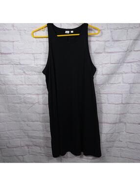 GAP Medium Black Sleeveless Midi Dress